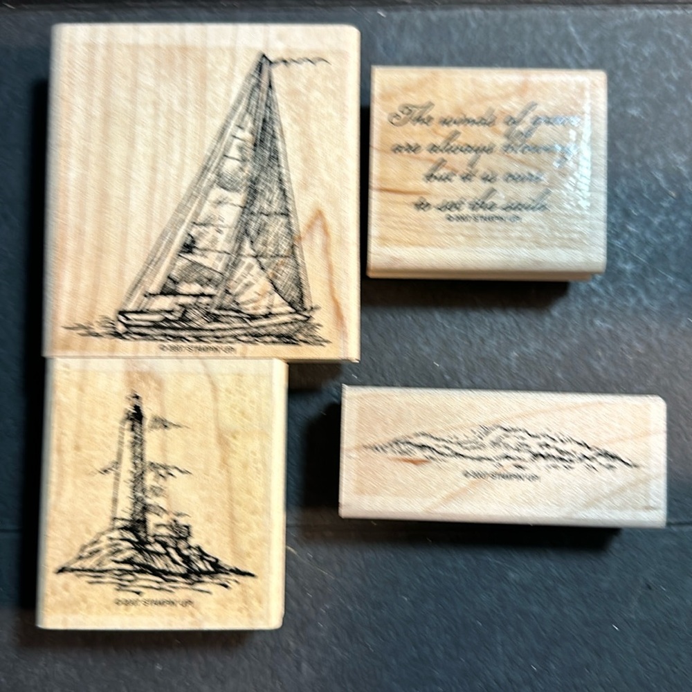 Stampin up 2007 - Lot of 4 - sails